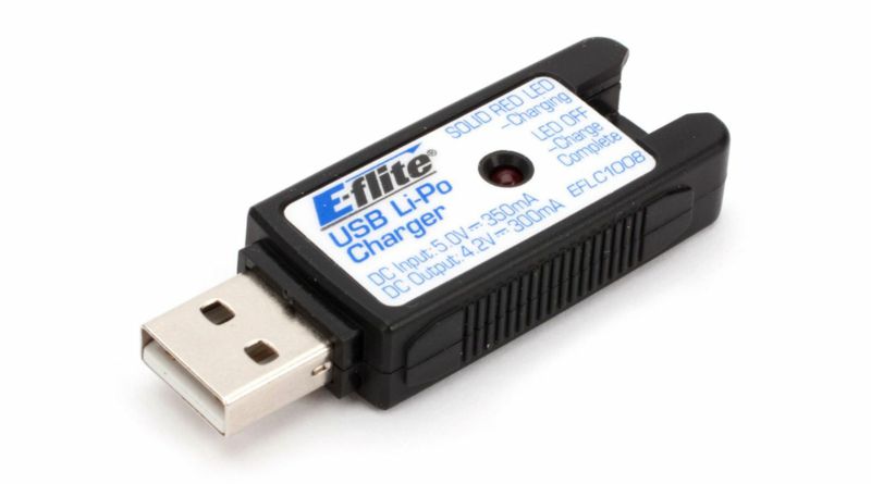092-EFLC1008 1S USB Li-Po Charger 300mA  